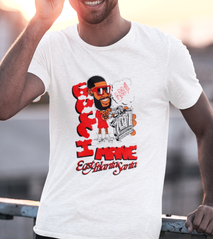 Gucci Mane Brr East Atlanta Santa Christmas T-Shirt