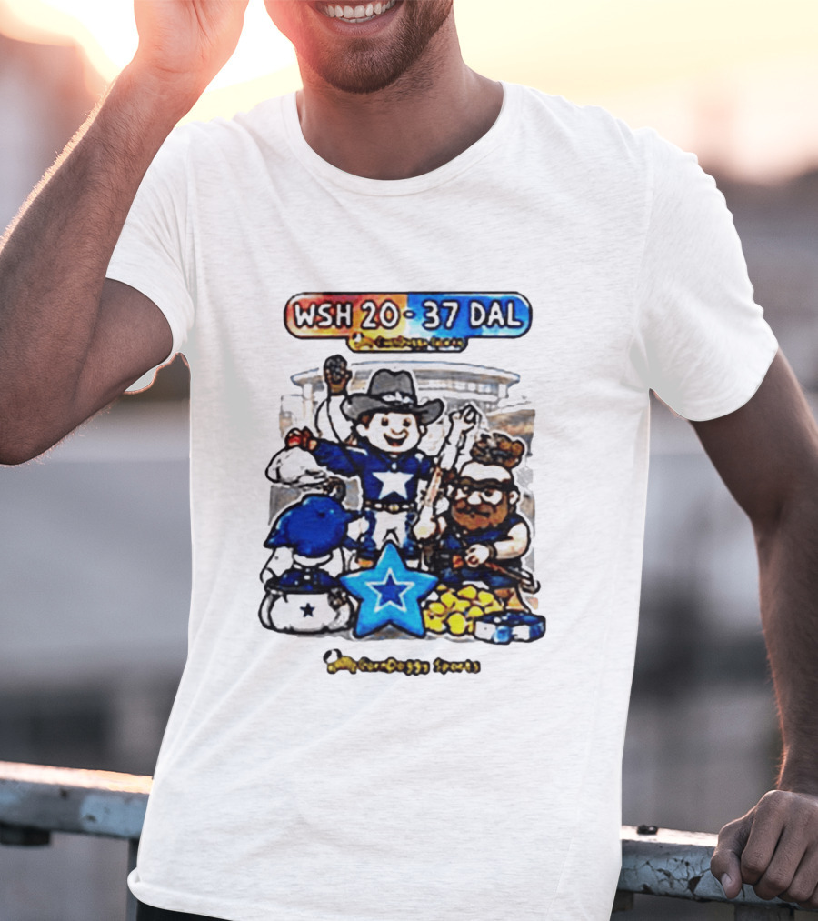 WSH 20 37 DAL Victory Celebration Cowboys Stadium T-Shirt