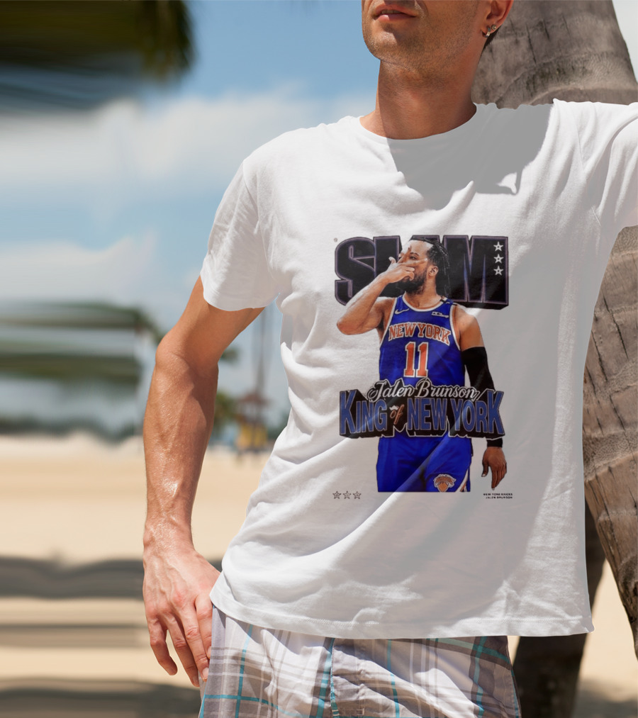 SLAM Magazine Jalen Brunson King Of New York Basketball 11 T-Shirt