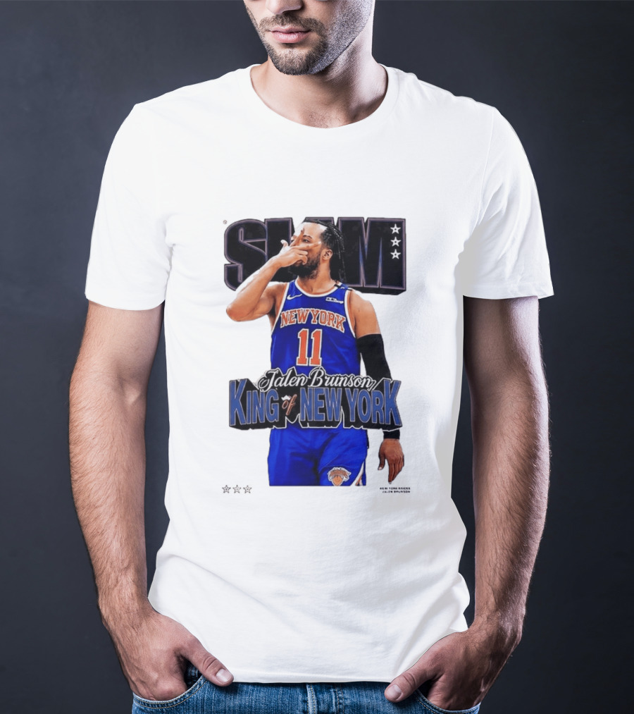 SLAM Magazine Jalen Brunson King Of New York Basketball 11 T-Shirt