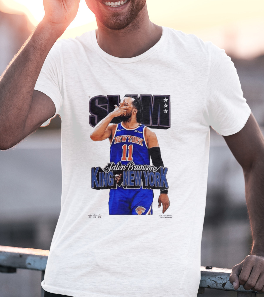 SLAM Magazine Jalen Brunson King Of New York Basketball 11 T-Shirt