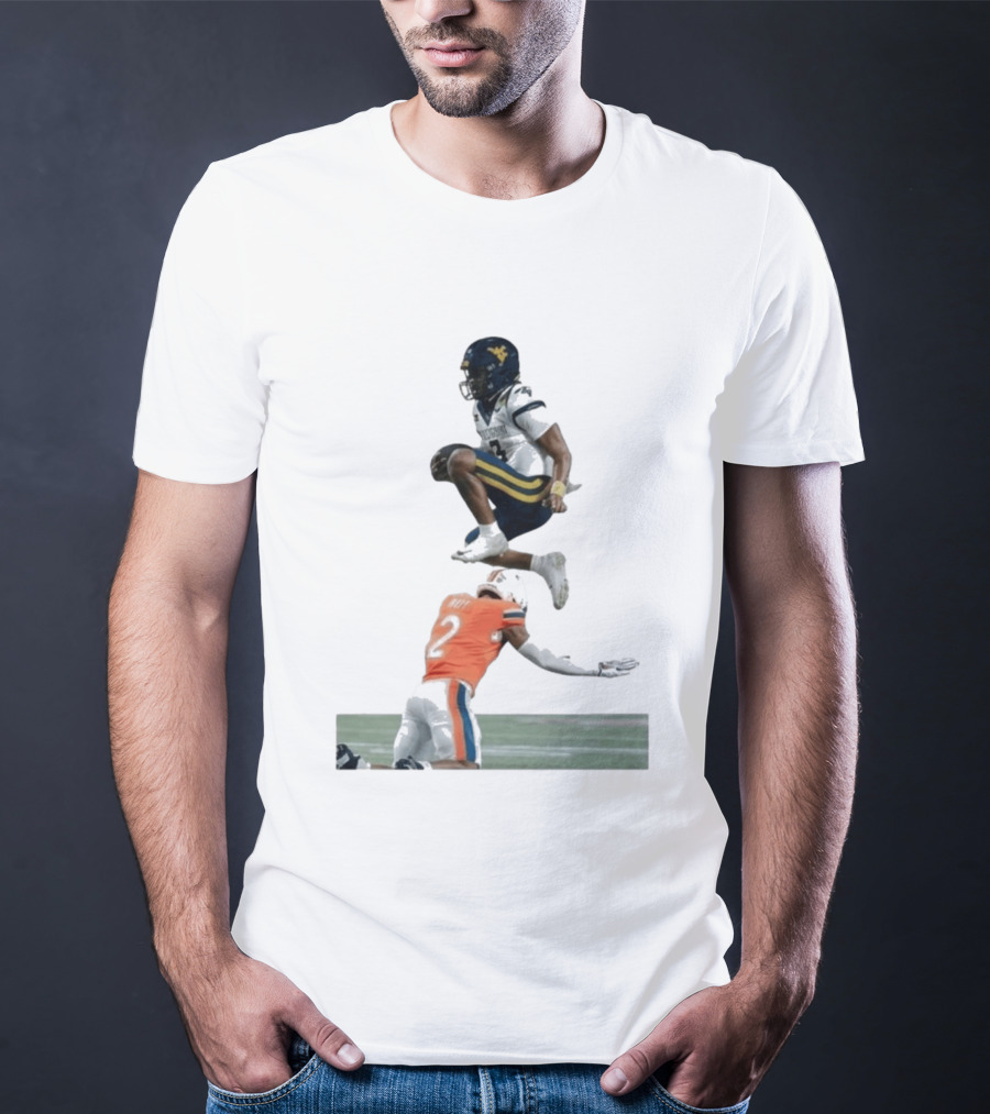 Michael Hawkins Jr Donavon Platt Football Leap Duke's Mayo T-Shirt
