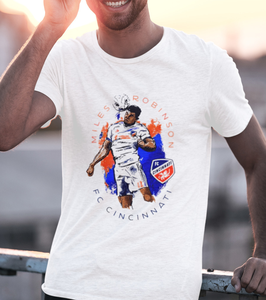 Miles Robinson FC Cincinnati Player Make Your Mark T-Shirt