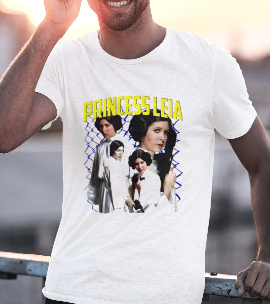 Princess Leia Star Wars Legends Bootleg Retro Fan T-Shirt