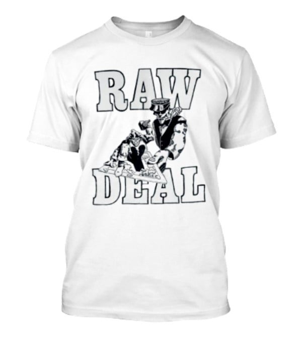 Raw Deal Joker Playing Card Jester T-Shirt