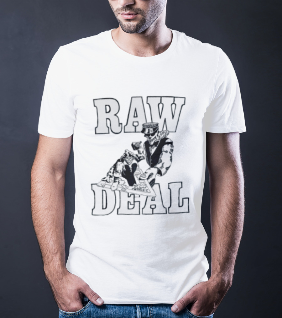Raw Deal Joker Playing Card Jester T-Shirt