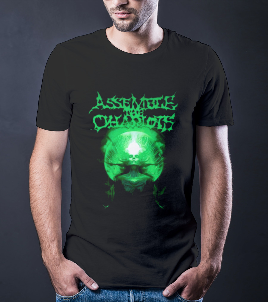 Indiemerchstore Assemble The Chariots Green Divine Glowing Entity T-Shirt