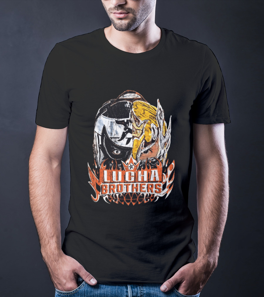 Lucha Brothers Penta Rey Fenix Mask Duo WWE T-Shirt