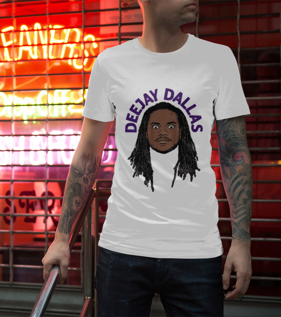 DeeJay Dallas Headshot Illustration Minnesota Football T-Shirt