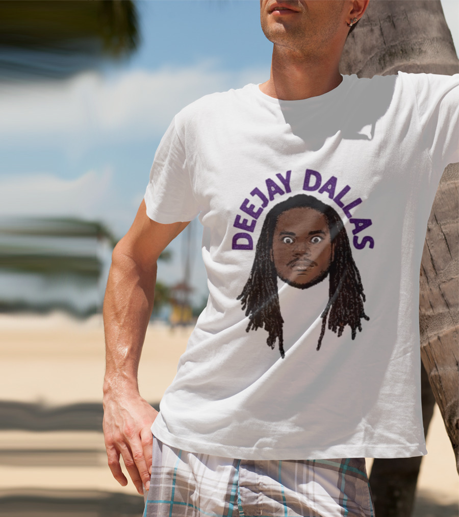 DeeJay Dallas Headshot Illustration Minnesota Football T-Shirt