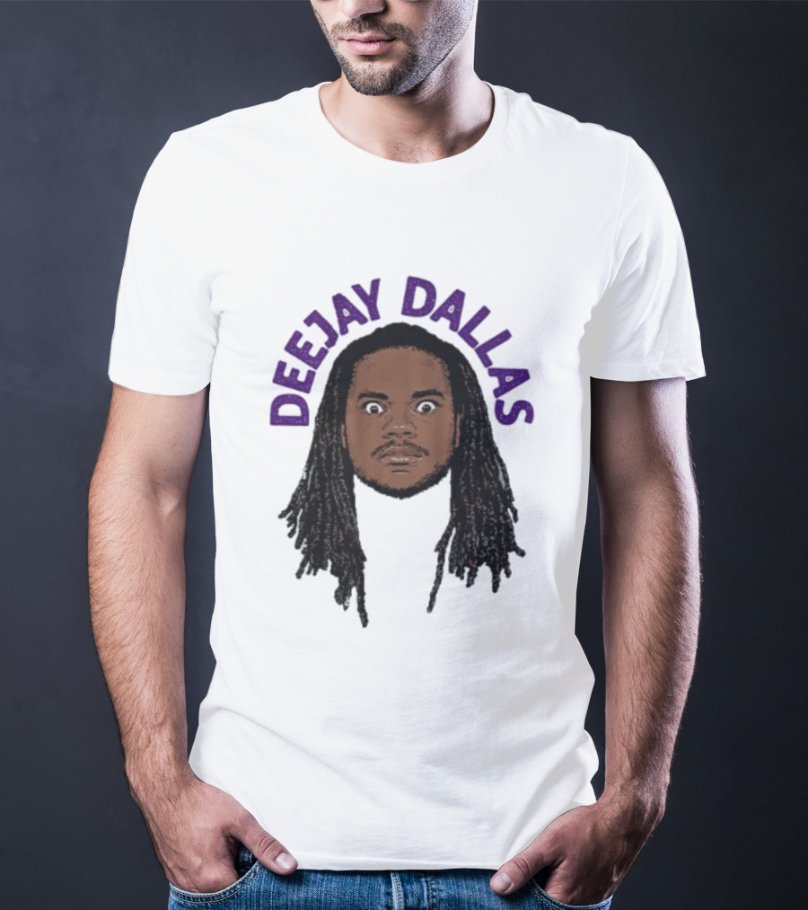 DeeJay Dallas Headshot Illustration Minnesota Football T-Shirt