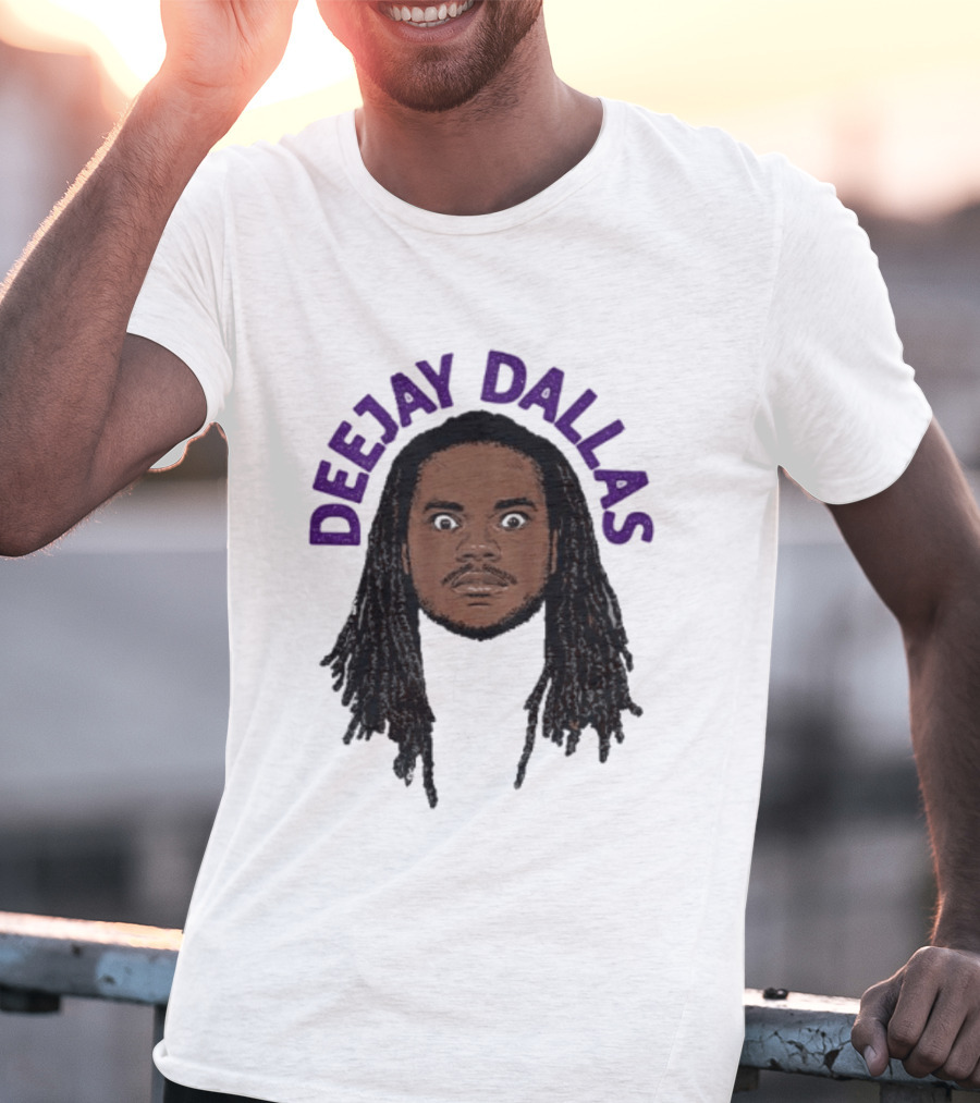 DeeJay Dallas Headshot Illustration Minnesota Football T-Shirt