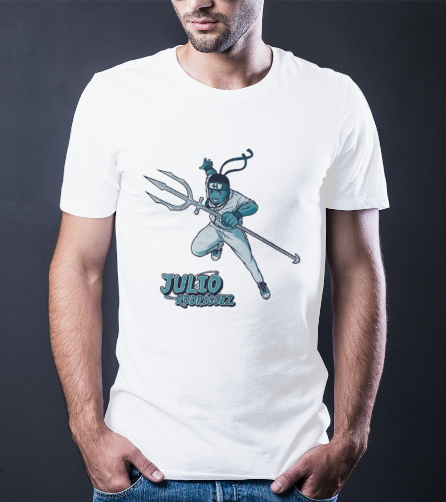 Seattle Mariners Julio Rodríguez Anime Ninja T-Shirt