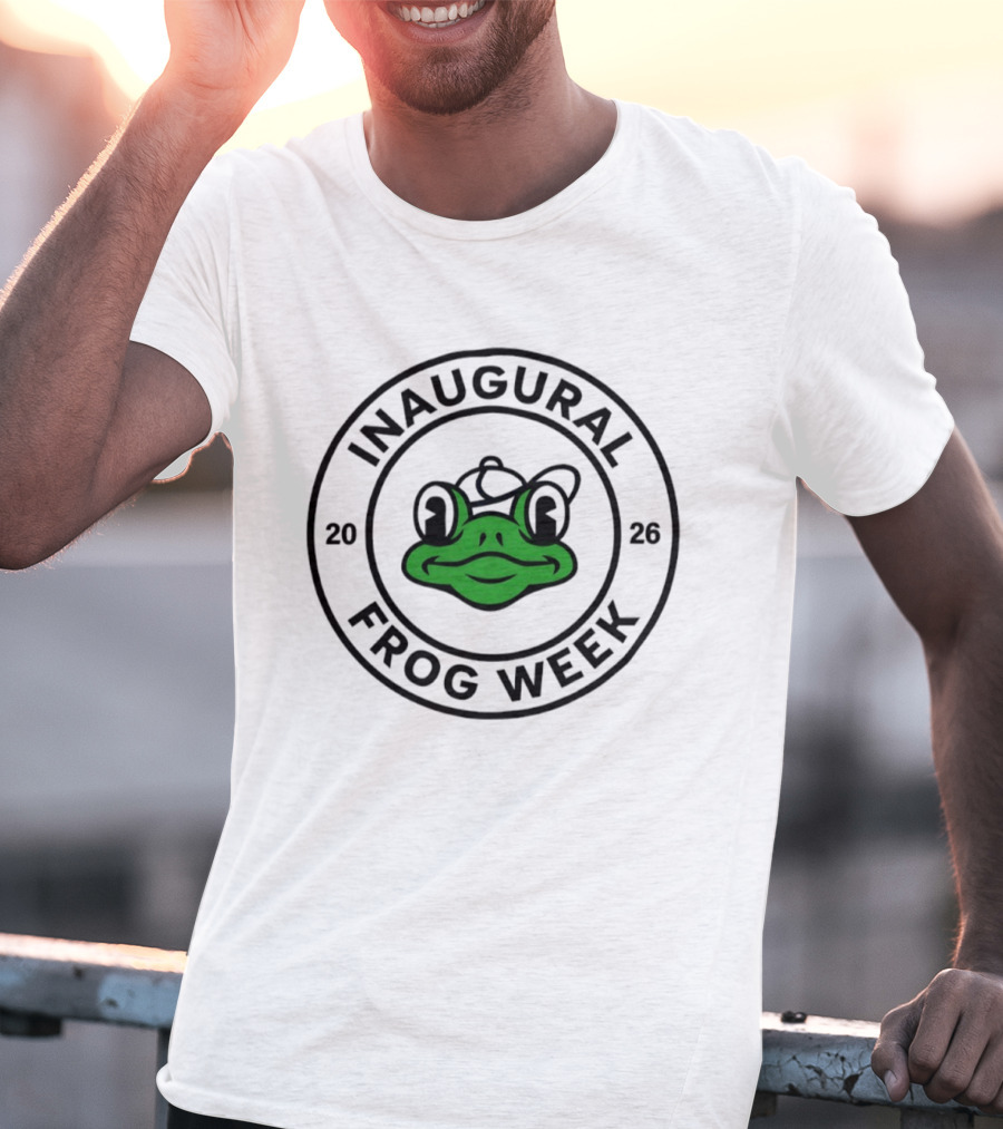 Inaugural Frog Week Skipper 2026 Frog With Goggles T-Shirt