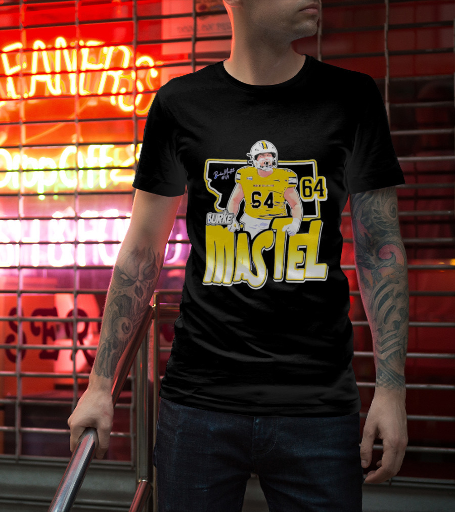 Burke Mastel 2026 Montana State Bobcats Player 64 Caricature T-Shirt
