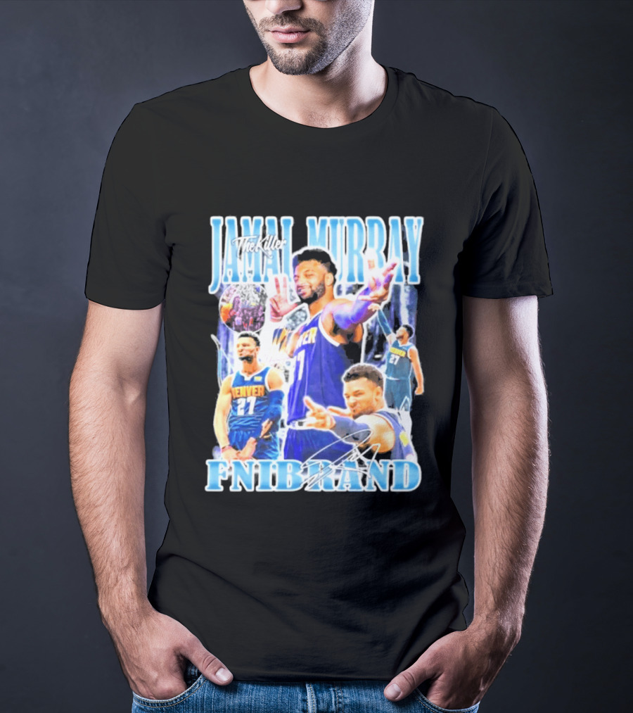 Jamal Murray The Killer Denver Nuggets FNIBRAND Basketball T-Shirt
