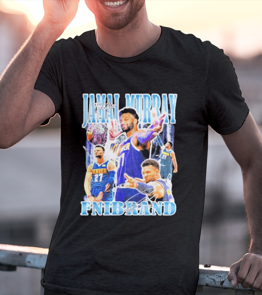 Jamal Murray The Killer Denver Nuggets FNIBRAND Basketball T-Shirt