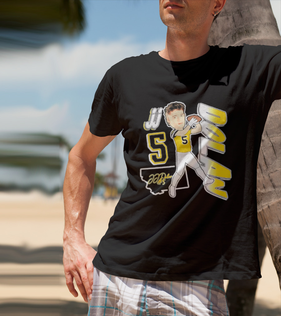 JJ Dolan Montana State Bobcats Player 2026 Caricature T-Shirt