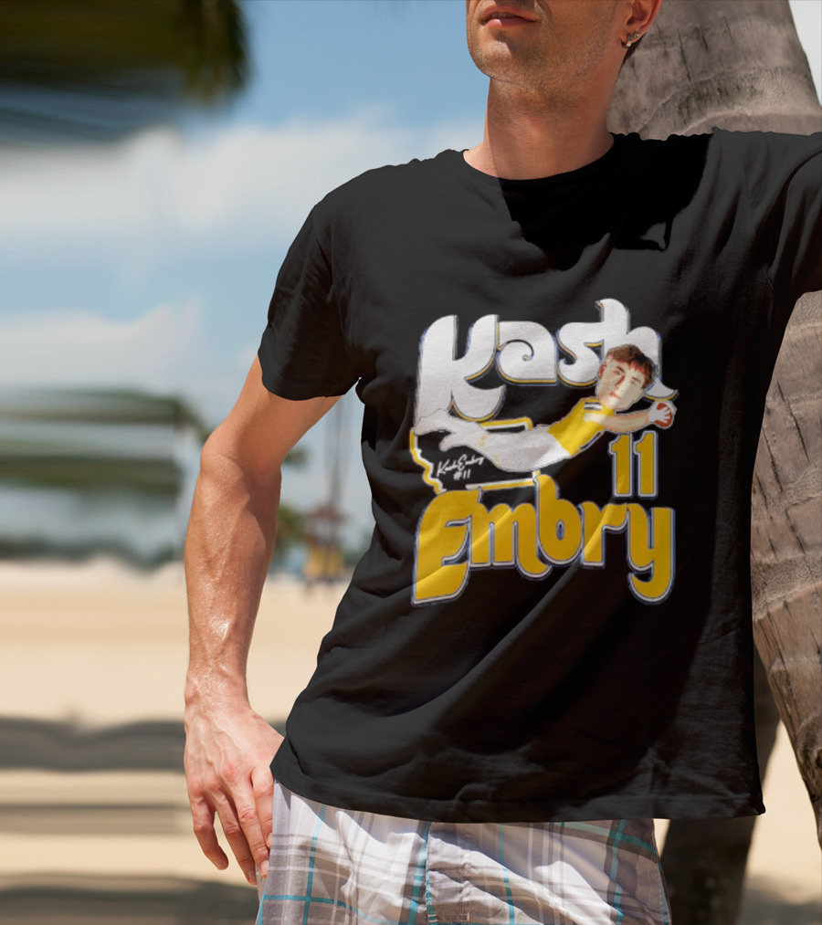 Kash Embry 11 Montana State Bobcats Player Caricature 2026 T-Shirt