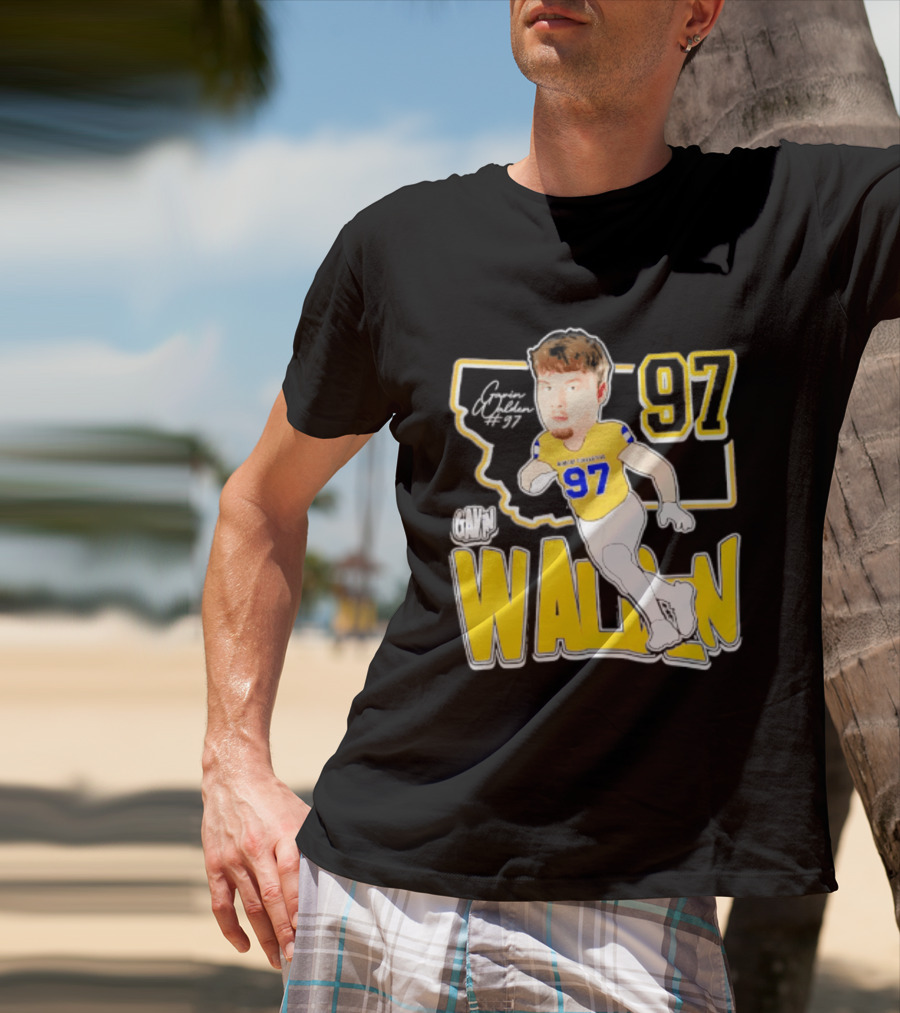 Montana State Bobcats Player Walden 97 Caricature 2026 T-Shirt