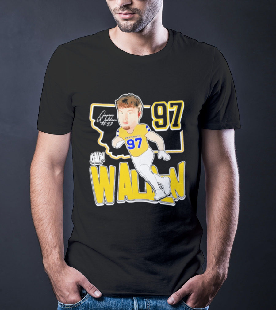 Montana State Bobcats Player Walden 97 Caricature 2026 T-Shirt