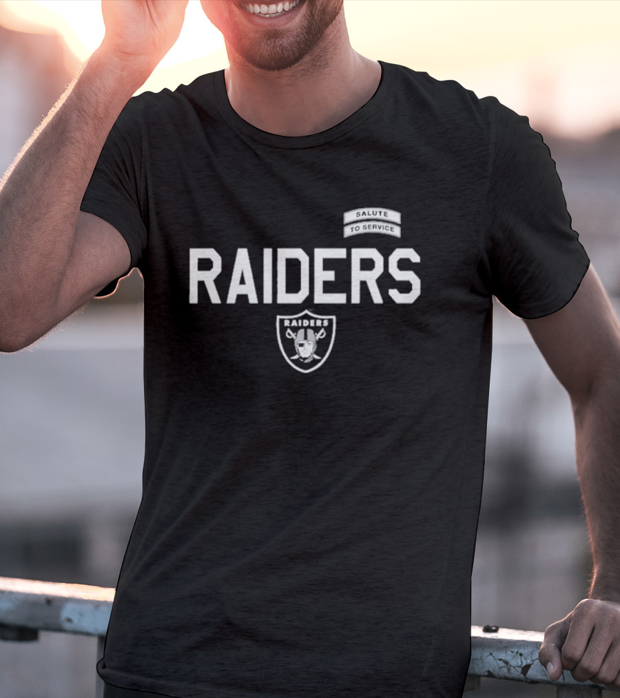 Las Vegas Raiders 2026 Salute To Service Raiders T-Shirt