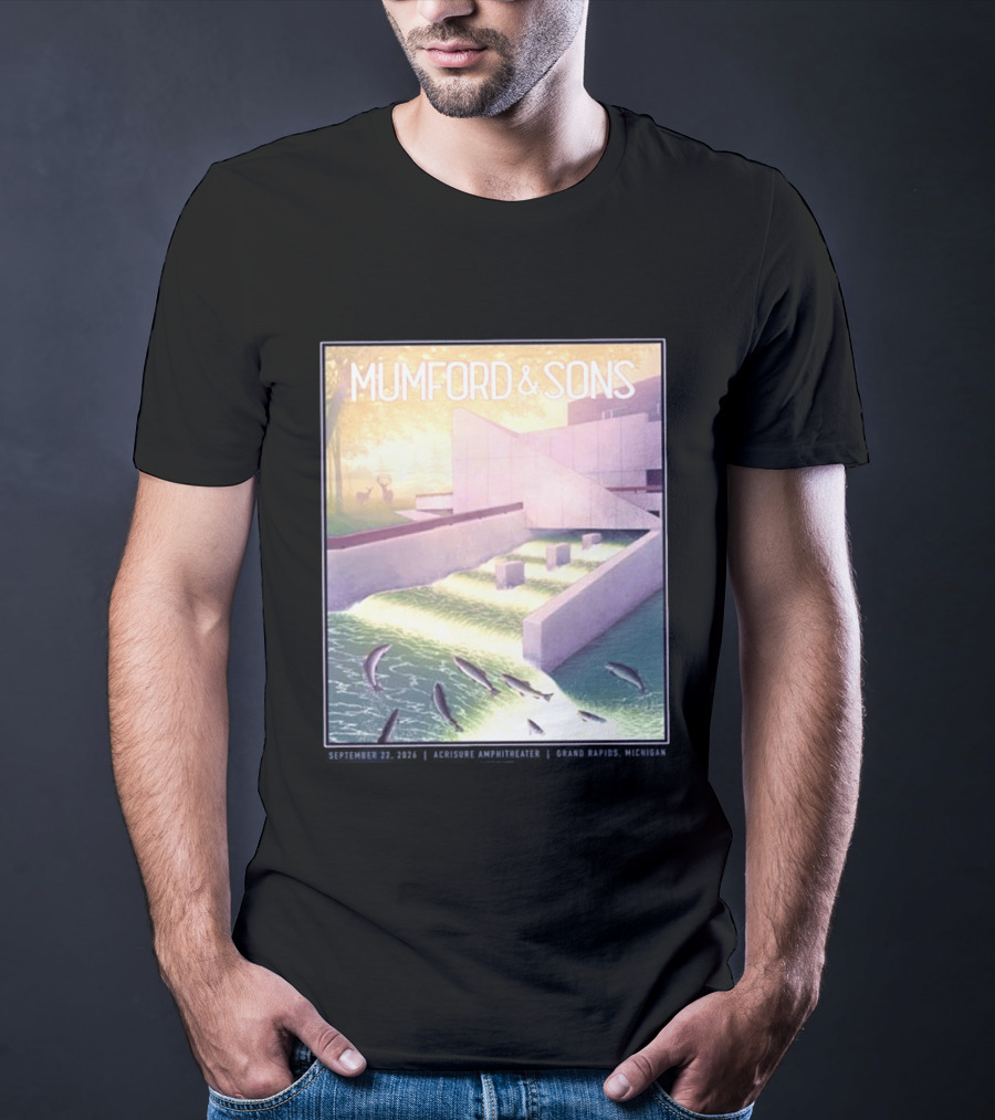Mumford And Sons September 22 2026 Grand Rapids Acrisure Amphitheater Event T-Shirt