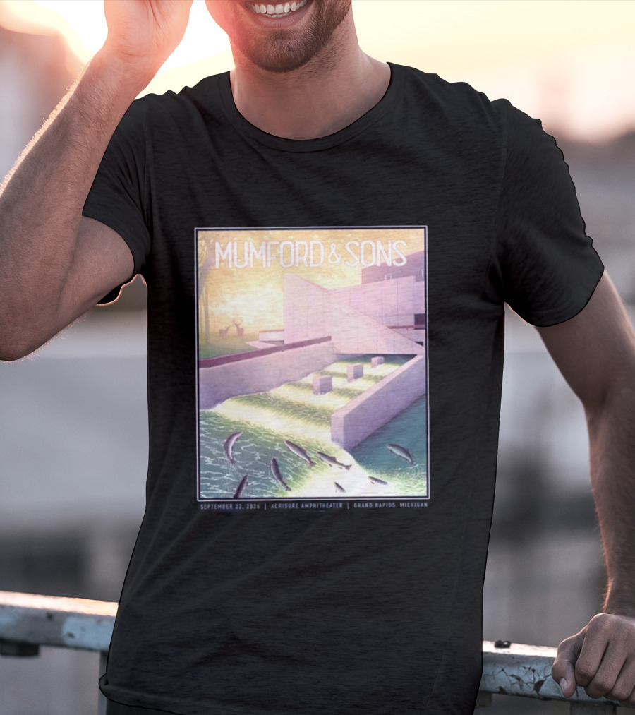 Mumford And Sons September 22 2026 Grand Rapids Acrisure Amphitheater Event T-Shirt
