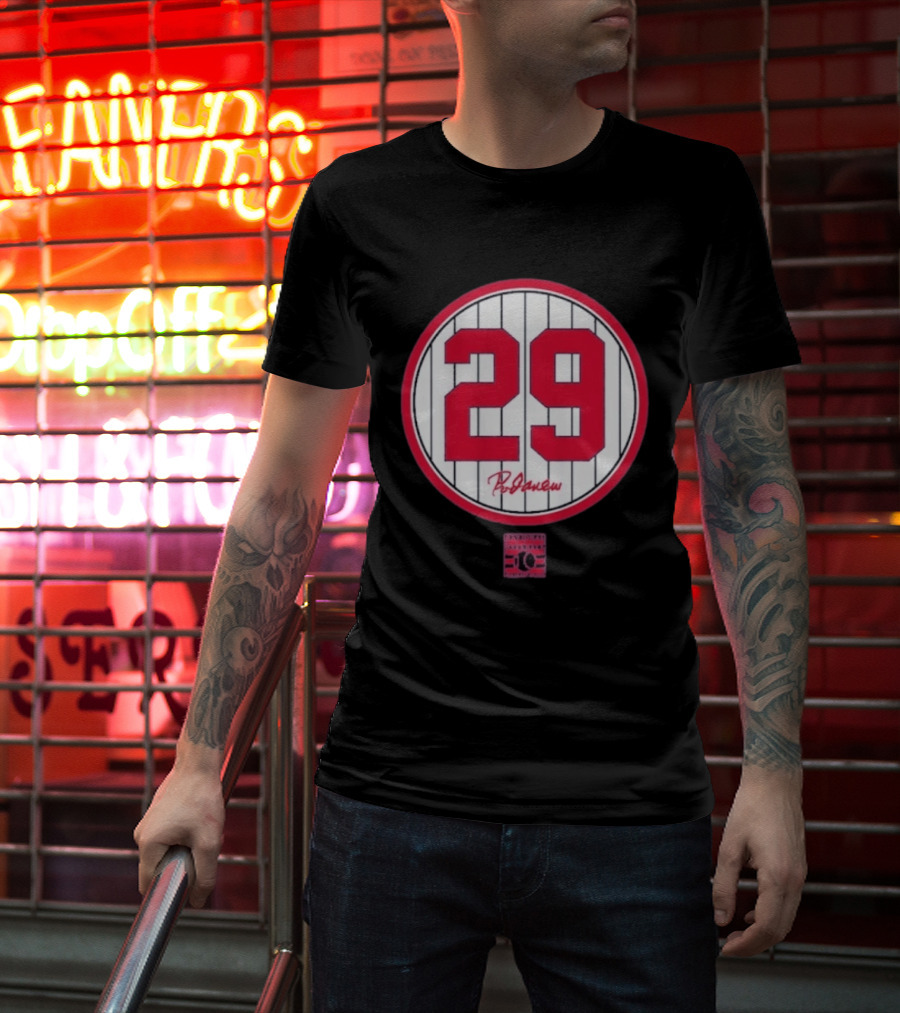 Rod Carew 29 Baseball Hall Of Fame Signature Number T-Shirt