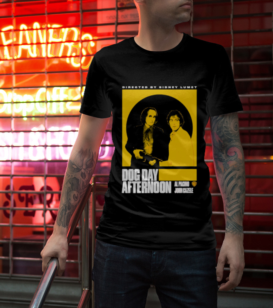 Directed By Sidney Lumet Dog Day Afternoon Al Pacino John Cazale Warner Bros T-Shirt