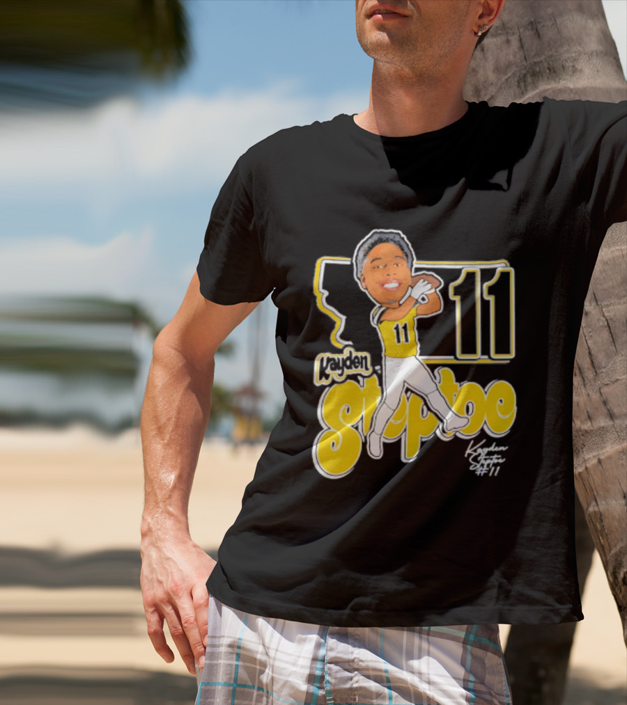Montana State Bobcats Kayden Steptoe 11 Caricature 2026 T-Shirt