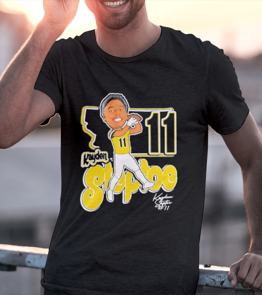 Montana State Bobcats Kayden Steptoe 11 Caricature 2026 T-Shirt