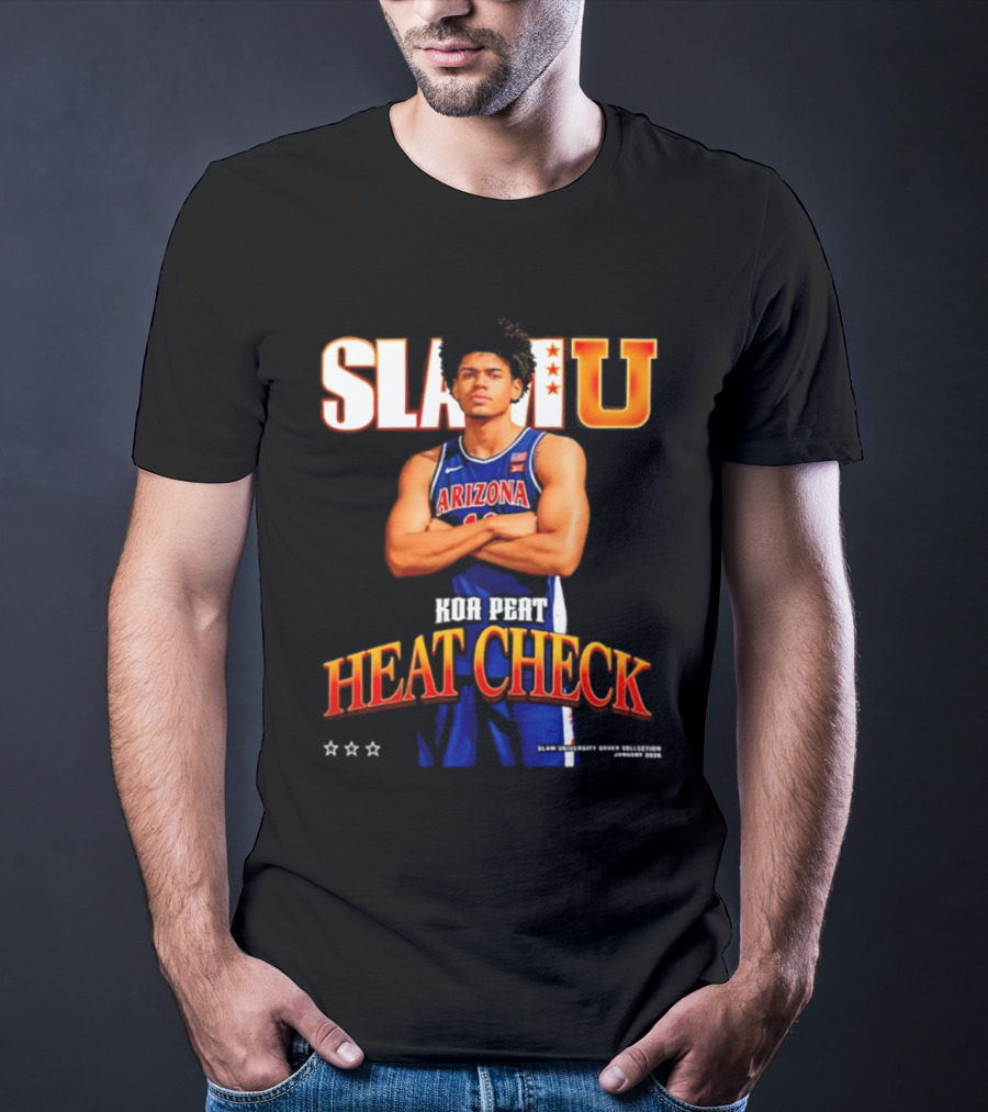 SlamU Arizona Heart Check Koa Peat T-Shirt