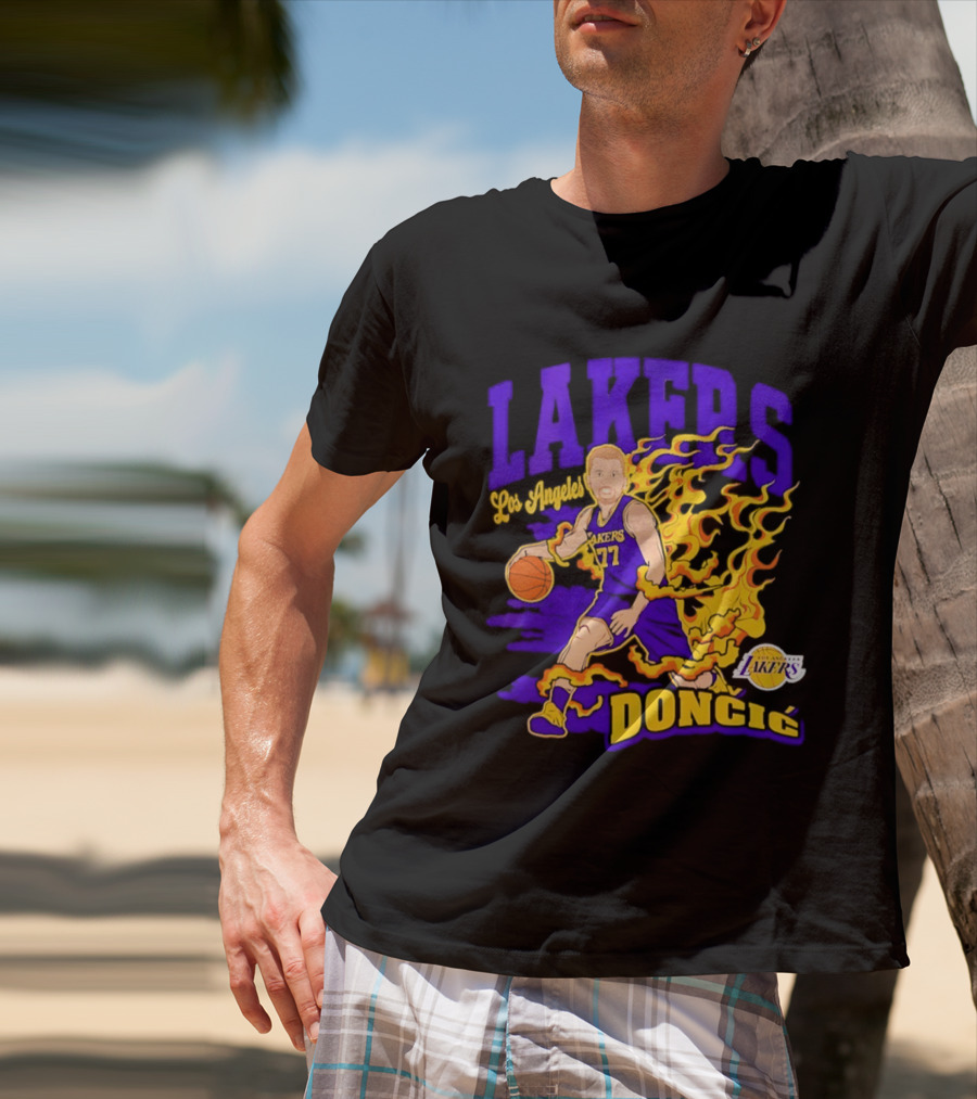 Los Angeles Lakers Luka Dončić Los Angeles Lakers Dončić T-Shirt