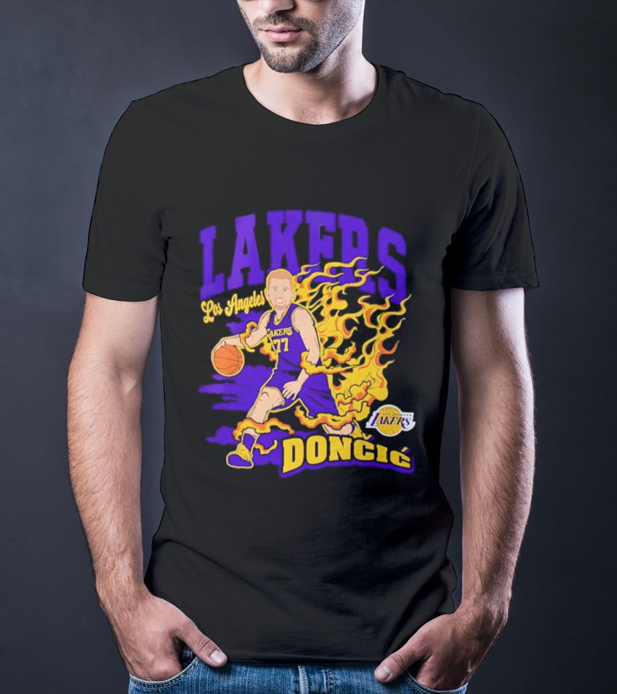 Los Angeles Lakers Luka Dončić Los Angeles Lakers Dončić T-Shirt