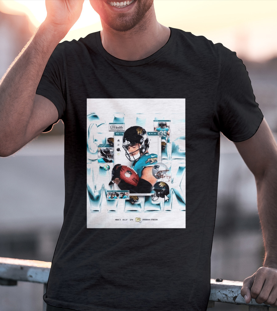 New England Patriots Vs Jacksonville Jaguars Game Week 3 EverBank Stadium September 27 2026 T-Shirt