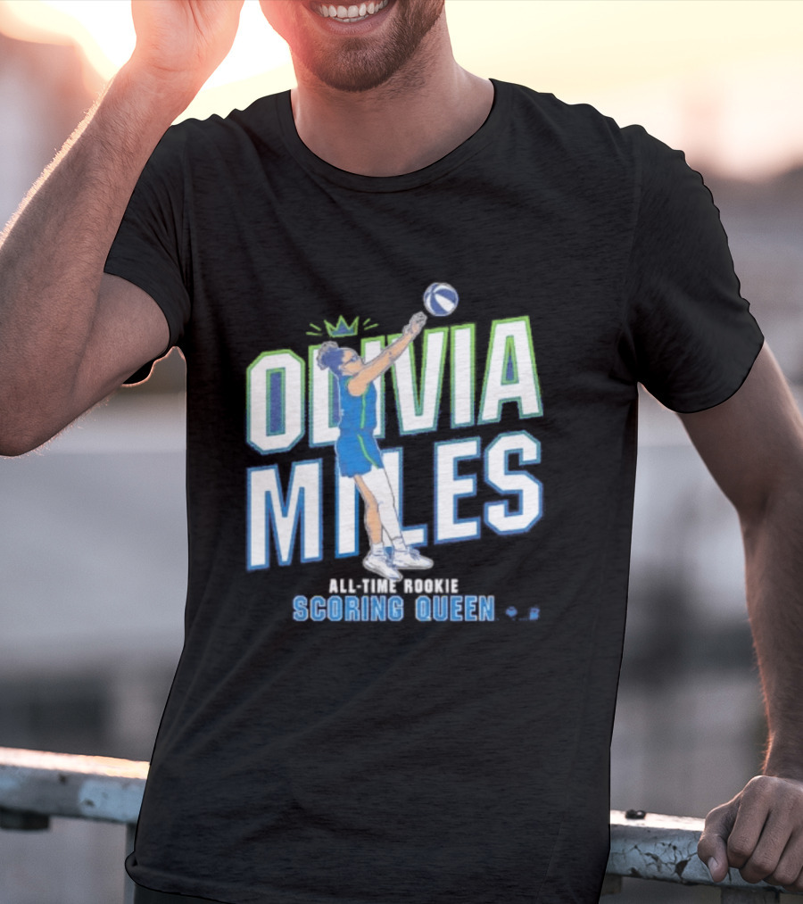 Olivia Miles All Time Rookie Scoring Queen Basketball T-Shirt