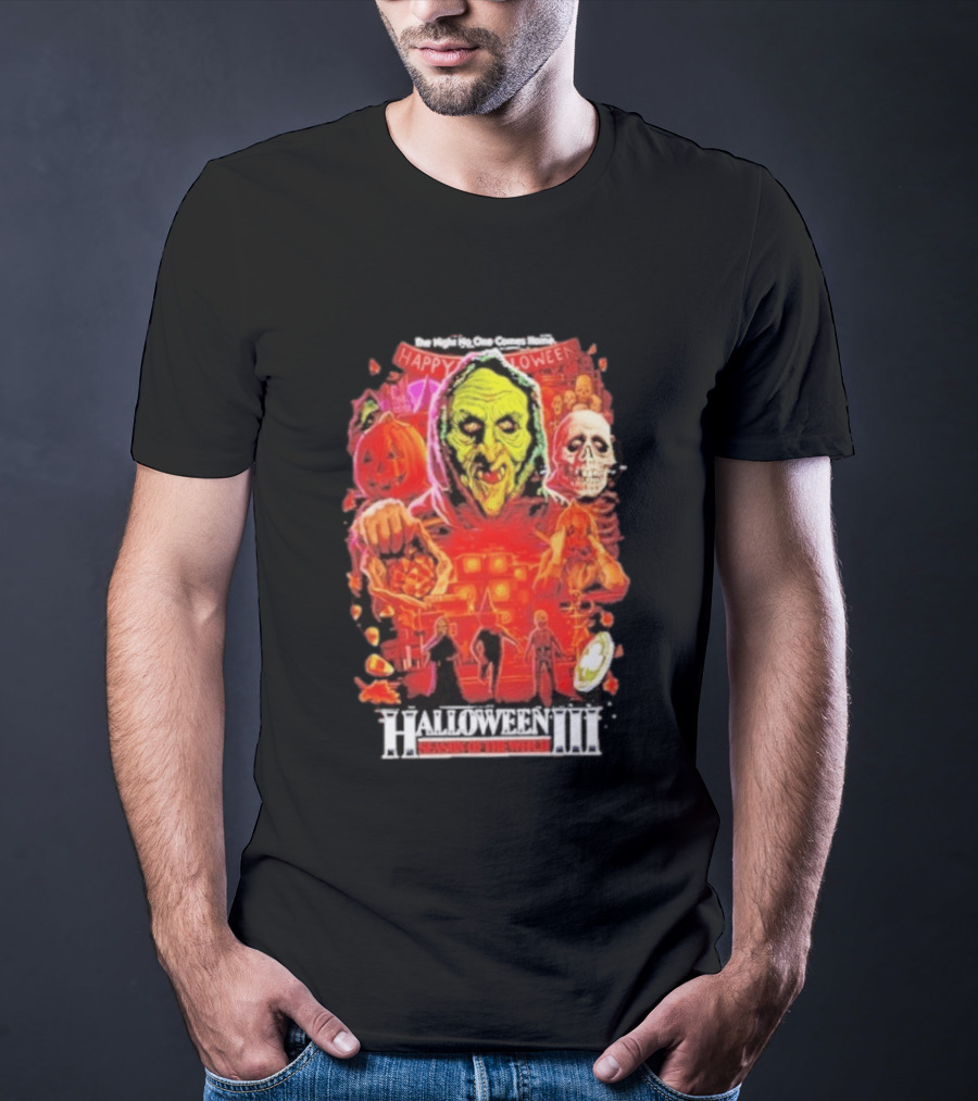Halloween III Season Of The Witchcraft Happy Halloween Jack O' Lantern Skeleton Pumpkin T-Shirt