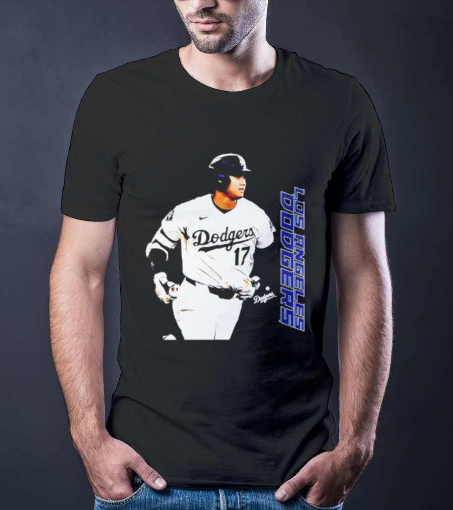 Shohei Ohtani Los Angeles Dodgers MLB Swing 17 T-Shirt