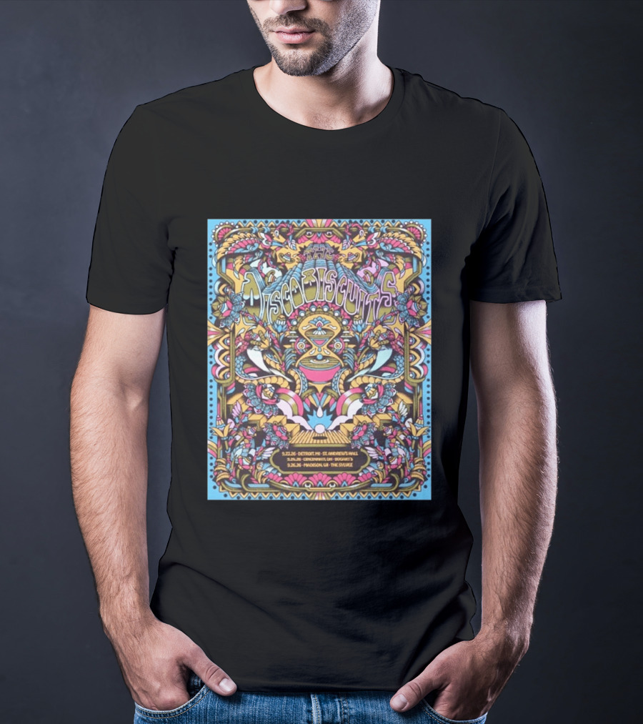 The Disco Biscuits At The Sylvee Madison WI Three Night Event September 26 2026 T-Shirt