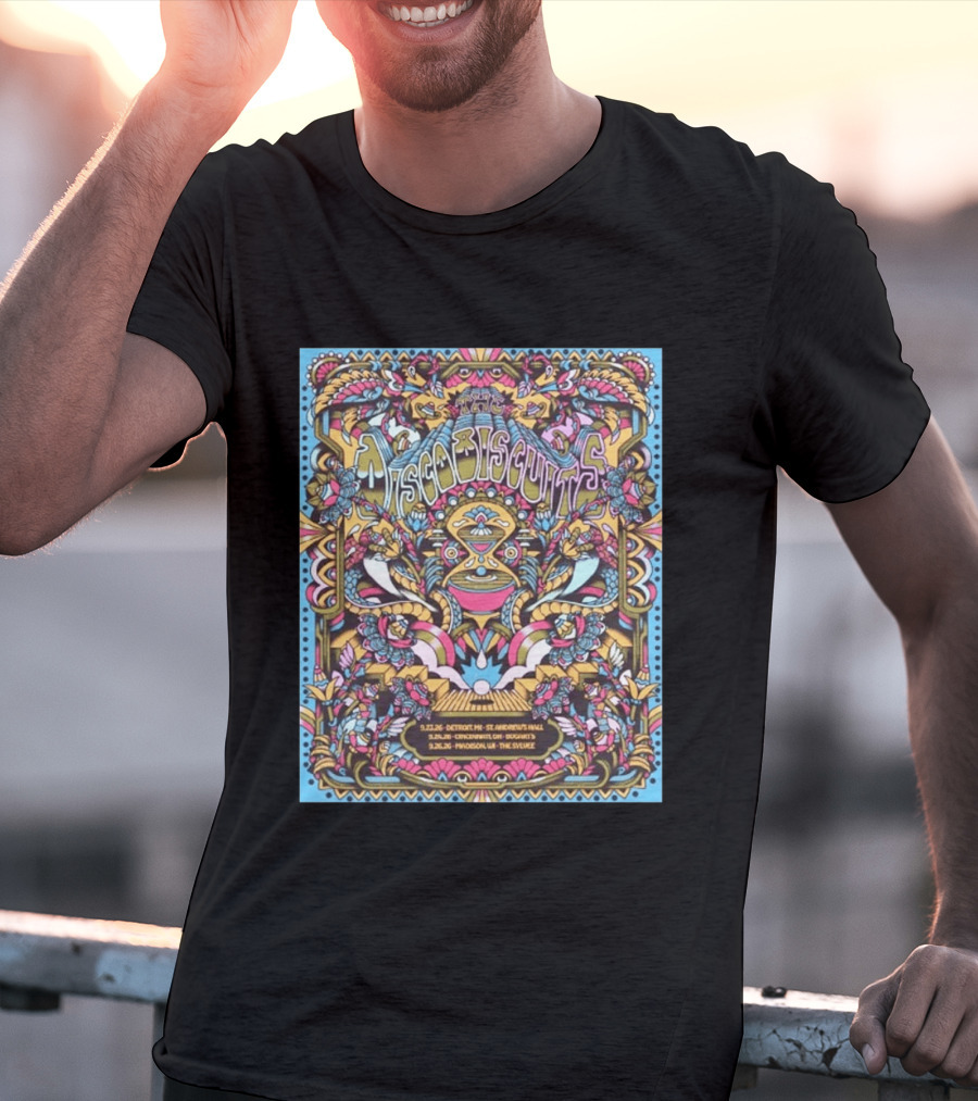 The Disco Biscuits At The Sylvee Madison WI Three Night Event September 26 2026 T-Shirt