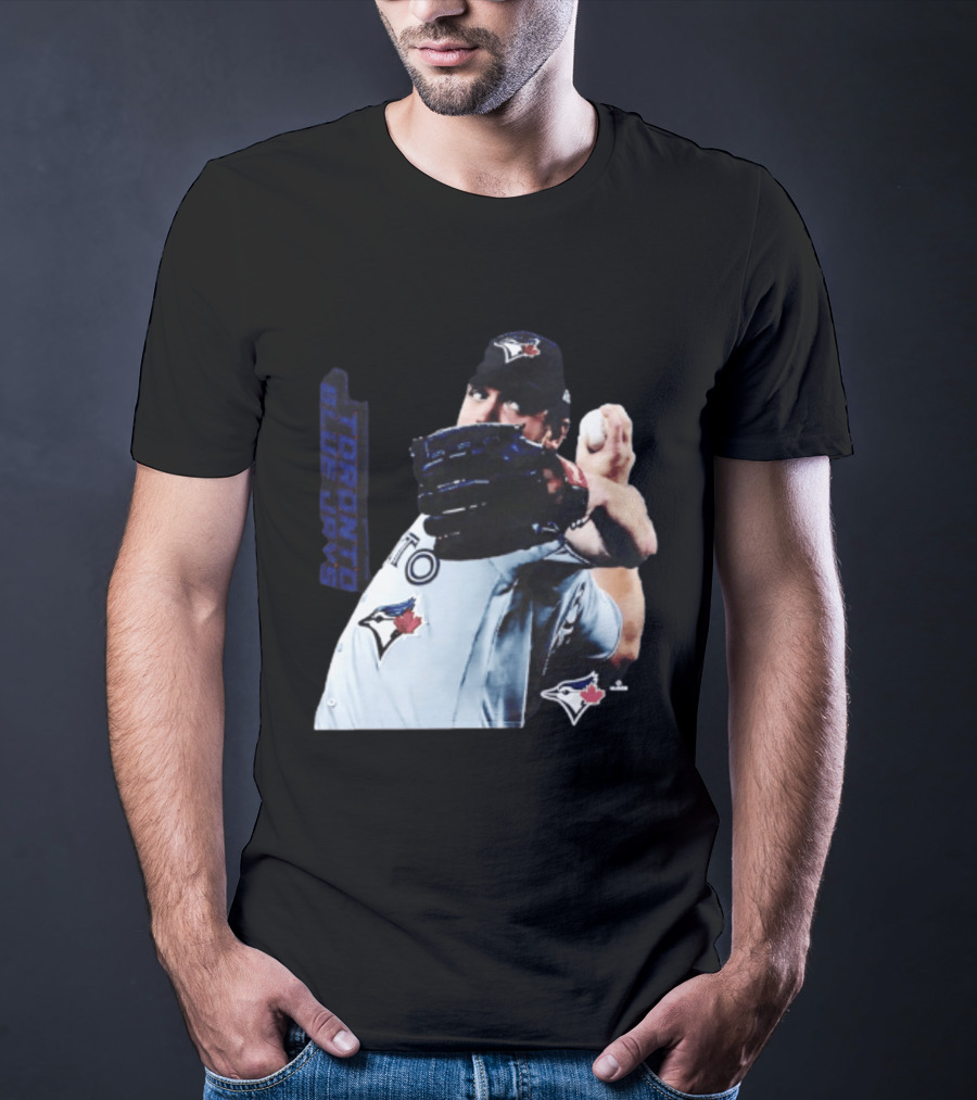 Trey Yesavage Toronto Blue Jays MLB Player Pitching Action T-Shirt
