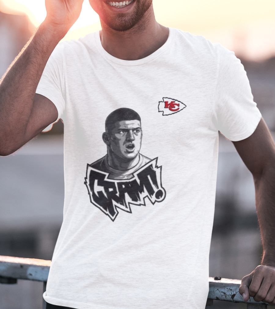 George Karlaftis GRM KC Chiefs Football Player T-Shirt