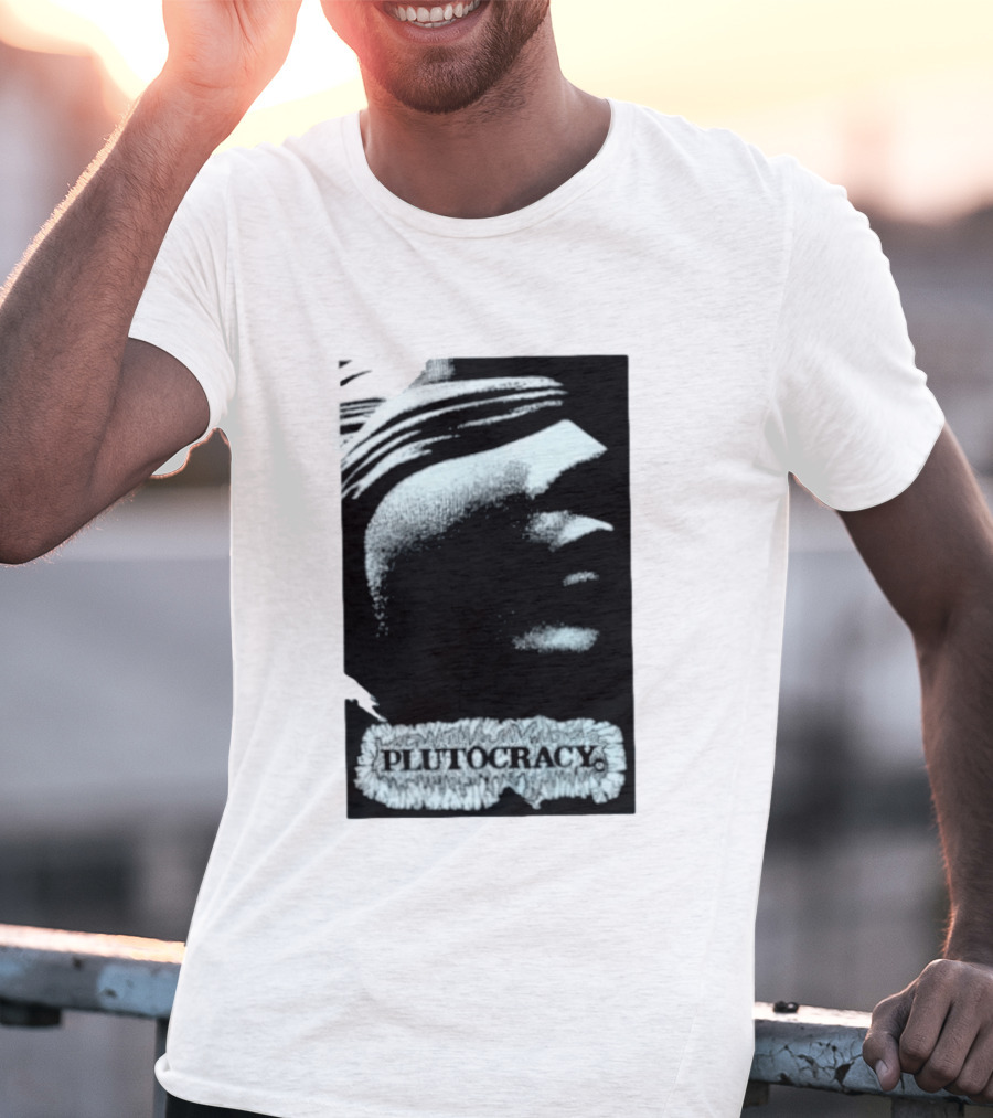 Plutocracy Anarchist Anti Capitalist Political Protest Blindfolded Justice T-Shirt
