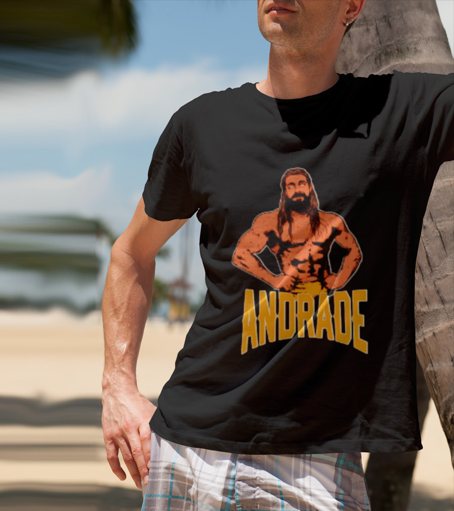 Andrade AEW Wrestling Lucha Libre Iconic Pose T-Shirt