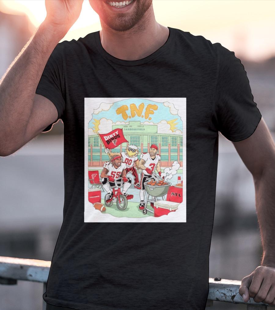 Atlanta Falcons Dirty Birds TNF Lambeau Field Tailgate Cooking T-Shirt
