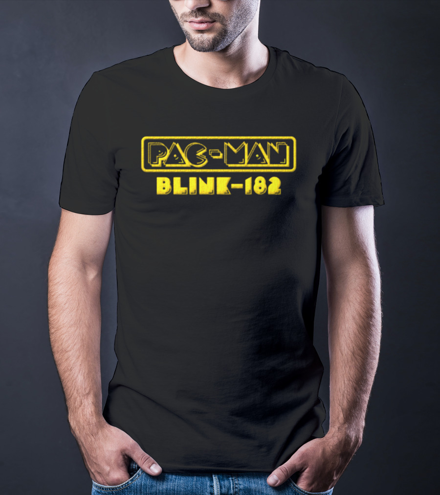 Pac Man Blink 182 Collaboration Yellow T-Shirt
