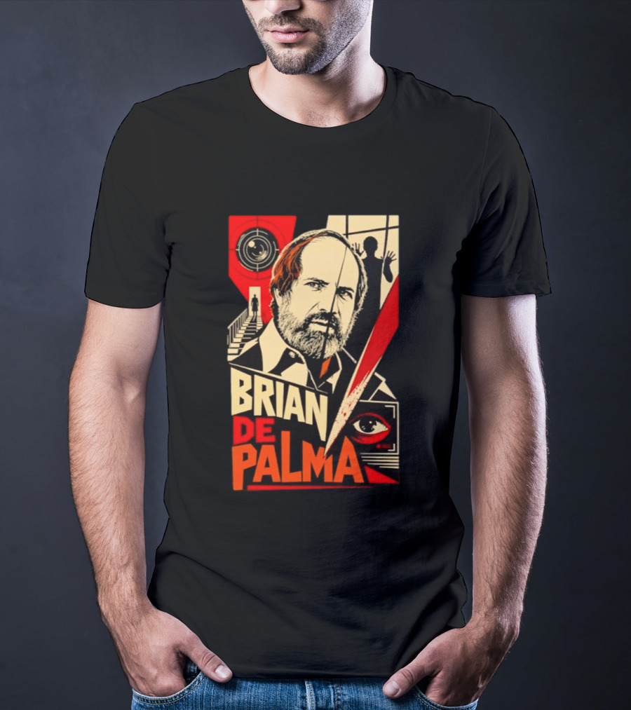 Brian De Palma The Camera Never Tells The Whole Truth Retro Film Noir T-Shirt