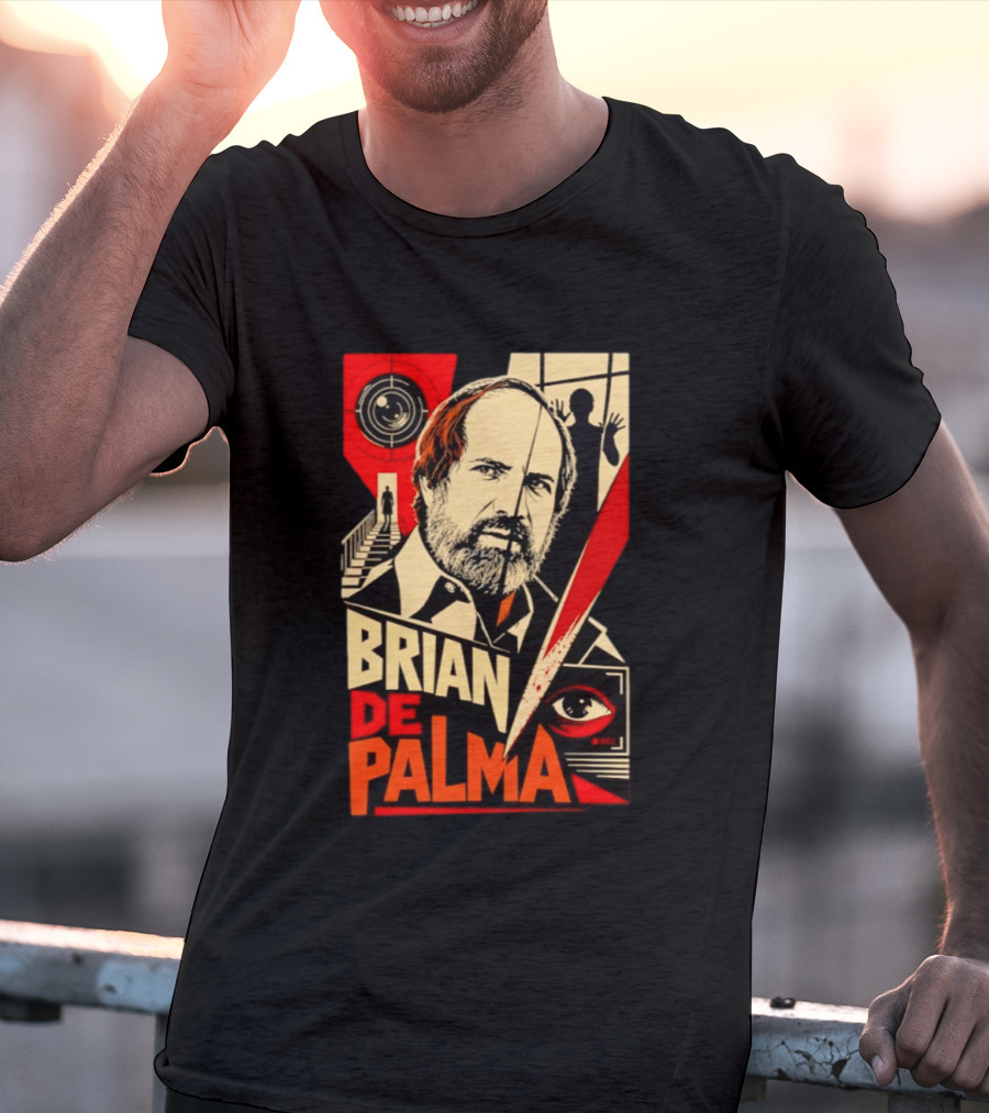 Brian De Palma The Camera Never Tells The Whole Truth Retro Film Noir T-Shirt