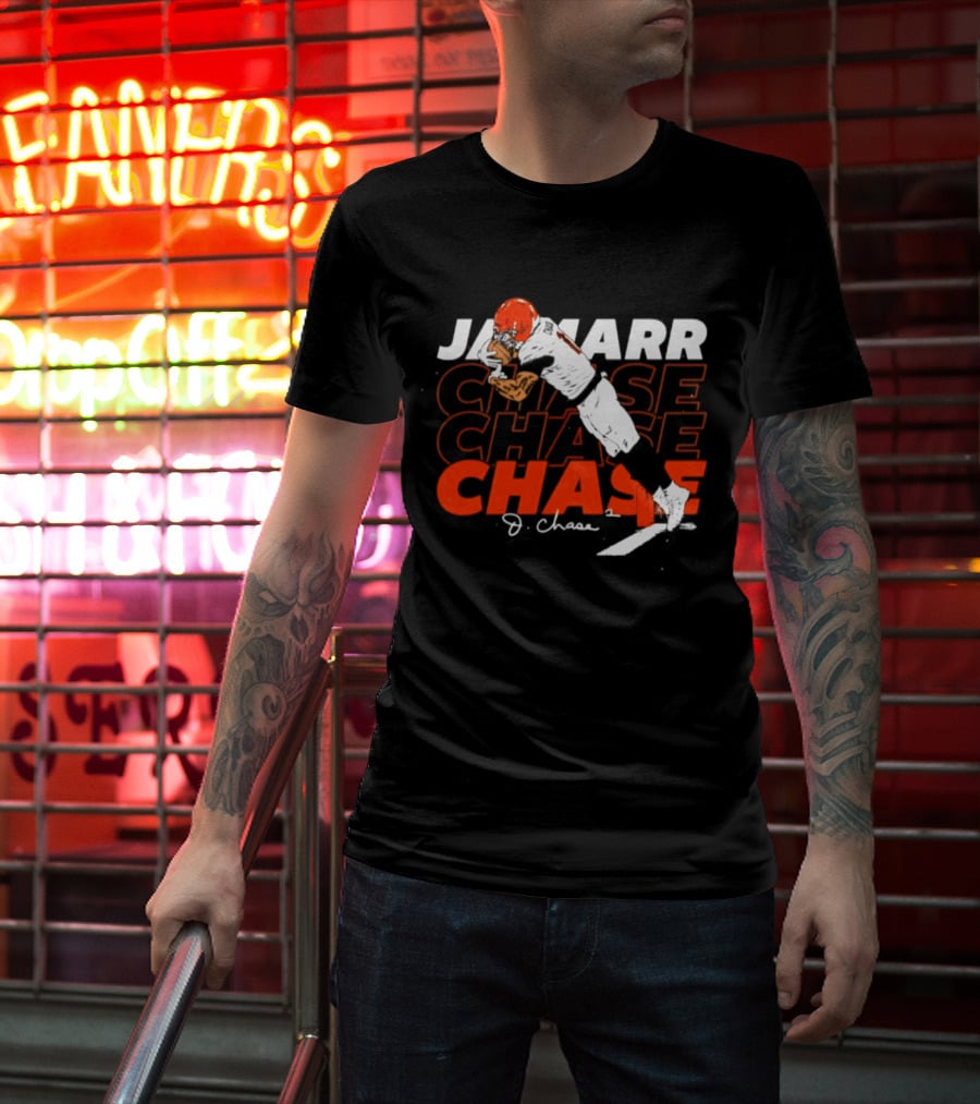 Ja'Marr Chase Cincinnati Bengals Football Player Chase J. Chase T-Shirt